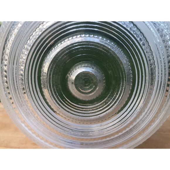 Vintage Art Deco Frosted Textured Clear Glass Ceiling Light Cover, Light Shade - Picture 7 of 10